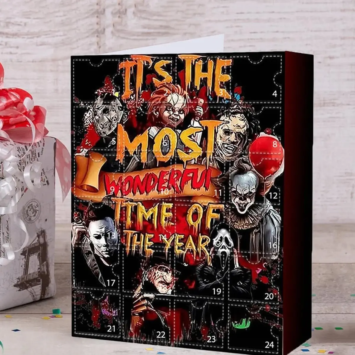 Description Picture 5 of itemAdvent Calendar 2024,Halloween Horror Movie Characters Advent Calendar,Nightmare Before Christmas Advent Calendar 24Pcs Doll
