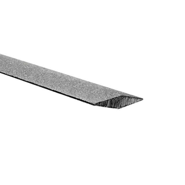Lima Rombica Diamantata Con Manico Legno - Utensile Per Lavorazione Vetro E Metallo - Foto 8
