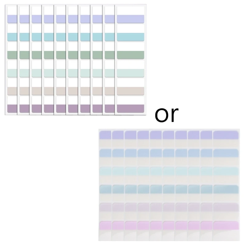 

Карманные наклейки для заметок, цветные индексные этикетки, закладки, прочные клейкие бирки, которые можно повторно приклеить