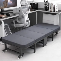 Unique moderne lit pliant chambre rembourré salon dormir cadre De lit pliant commodes Meubles De Chambre meubles De maison 1