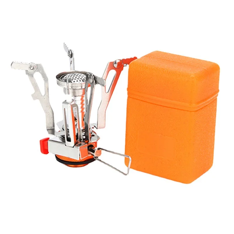 AOTU Portable Mini Gas Stove Ultra Light Outdoor Camping Picnic Barbecue Stove 3000W