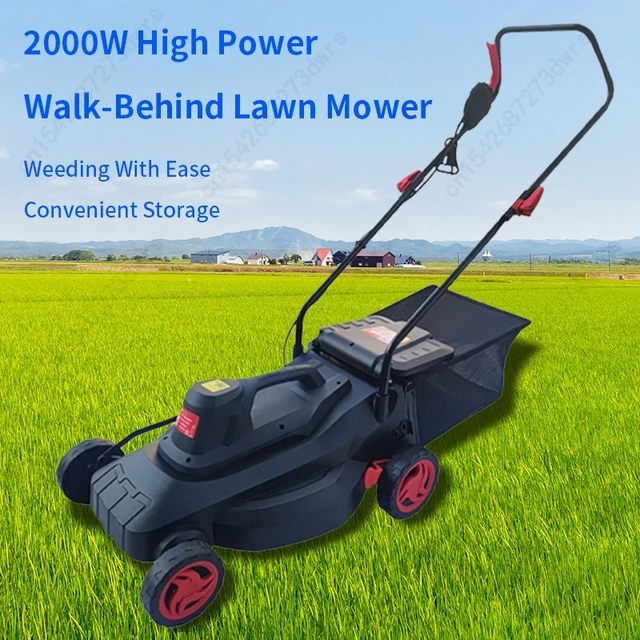 2000W Electric Lawn Mower Push Type Design For Home Use With 10 Meter Power Cord Garden And Yard Grass Trimming Machine 2
