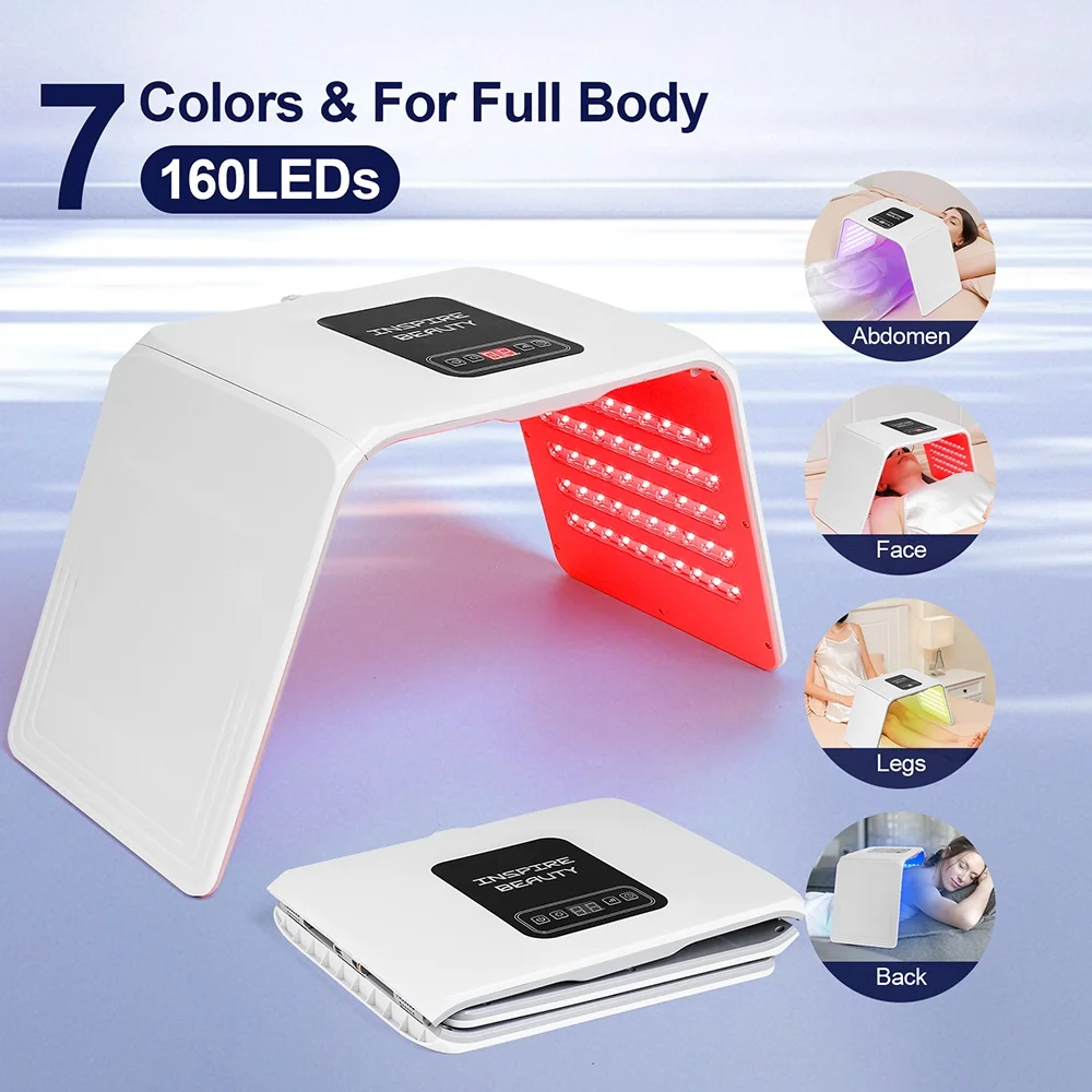 7 Colors LED Photon Machine for Skin Care Skin Rejuvenation Anti Wrinkle Increase Elasticity PDT LED Mask Facial Beauty Salon