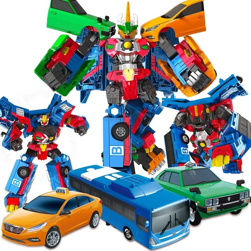 

Car Deformation Gift Children 3 Toys Hello Toy Figures Rescue Action Bus For Robot 1 Transformation Carbot IN