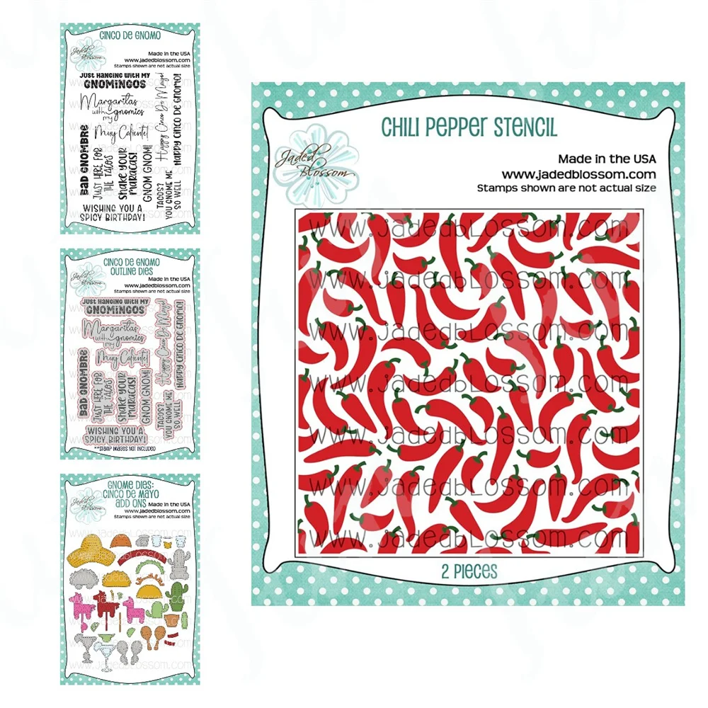 

Pepper Gnome Drawing Layering Stencils Sentiment Stamps and Cutting Dies Stencil for Diy Scrapbooking Greeting Card Supplies