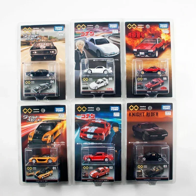 

Takara Tomy Tomica Premium Unlimited Back To The Future De Lorean Time Machine The Fast and Furious Detective Conan RX-7
