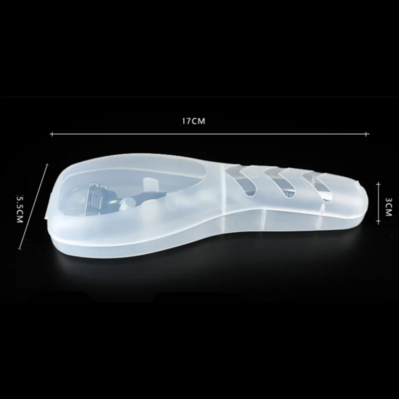 Viaggi Rasoio Caso Box Rasoio Lame Holder Valigia di Plastica Titolare Bagaglio Imbarco Portatile Imballaggio Organizer Accessori - immagine 2