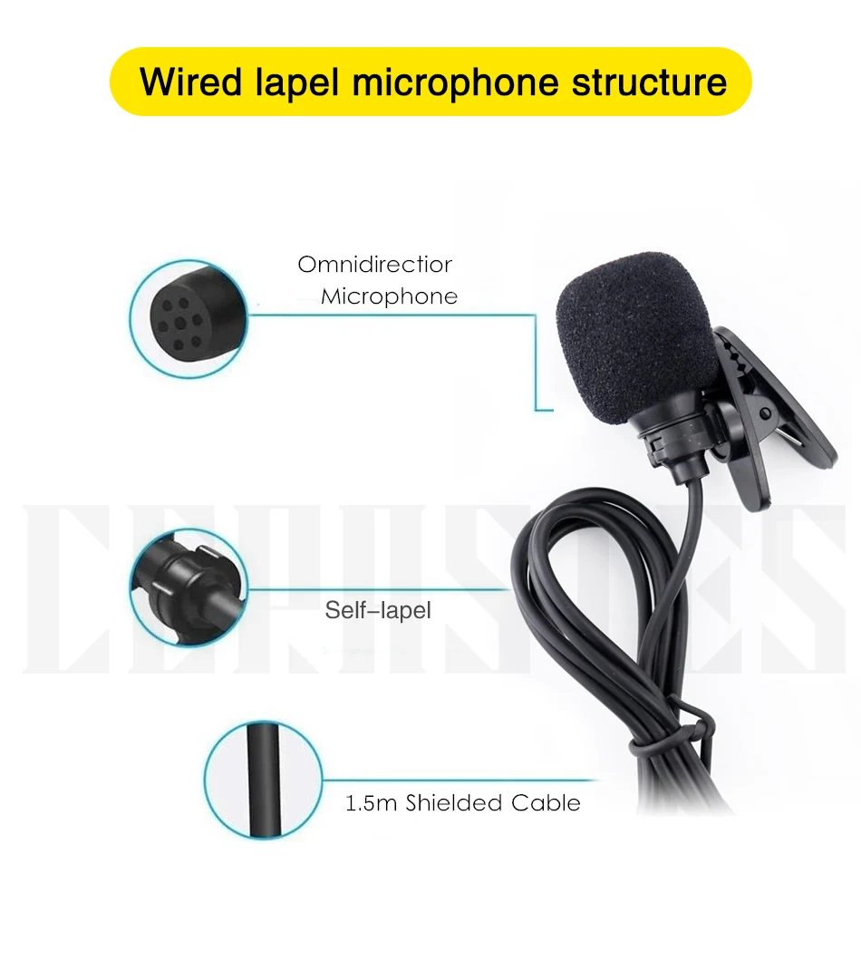Description Picture 4 of itemHigh Fidelity External Microphone Sport Camera Action Camera Micro USB Connector Cable Length 1.5M V39 V316