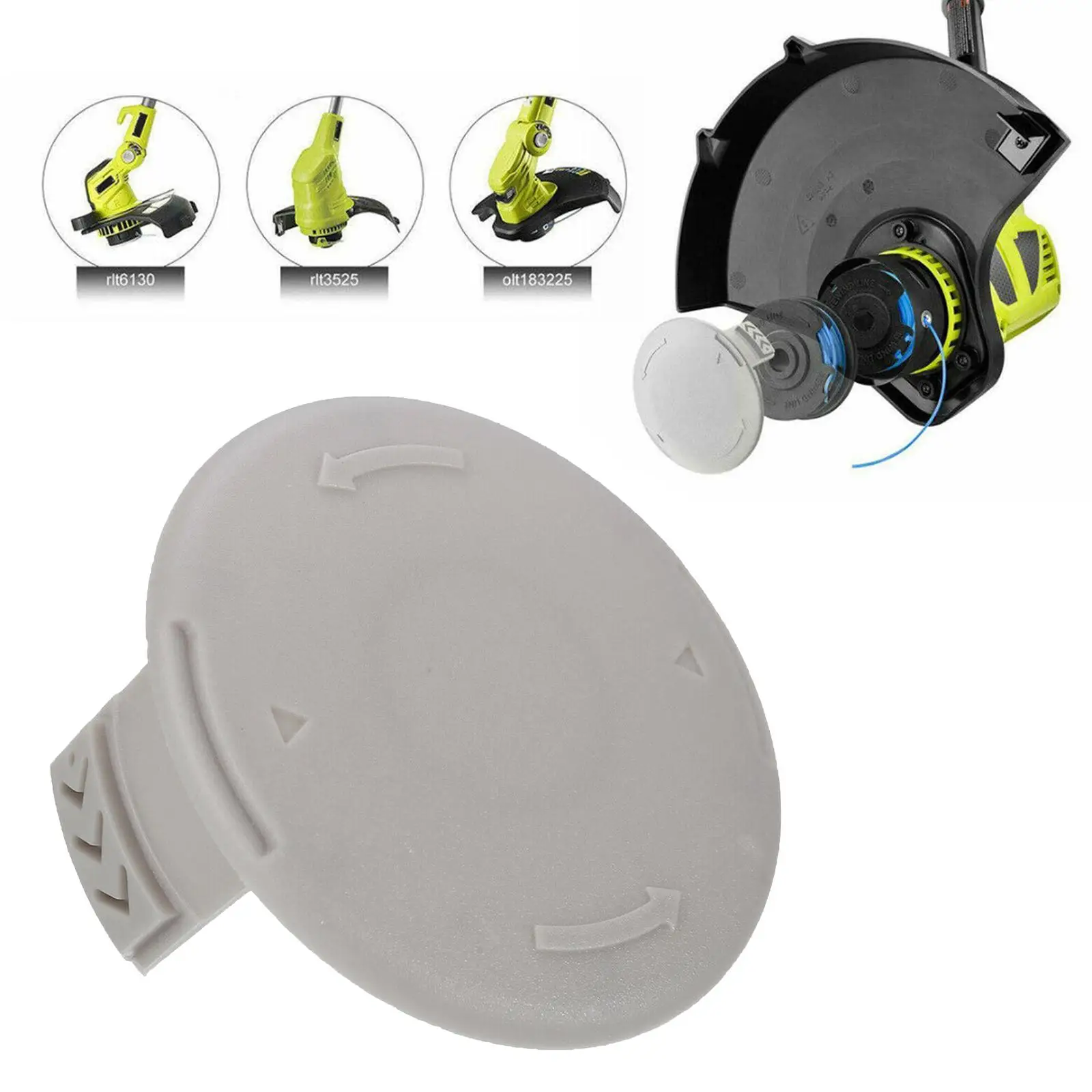 1 Couvercle De Bobine De Rechange Pour Débroussailleuse Ryobi One AC14RL3A 18 V 24 V 40 V Accessoire De Jardin Couvercle De Ligne D2D7