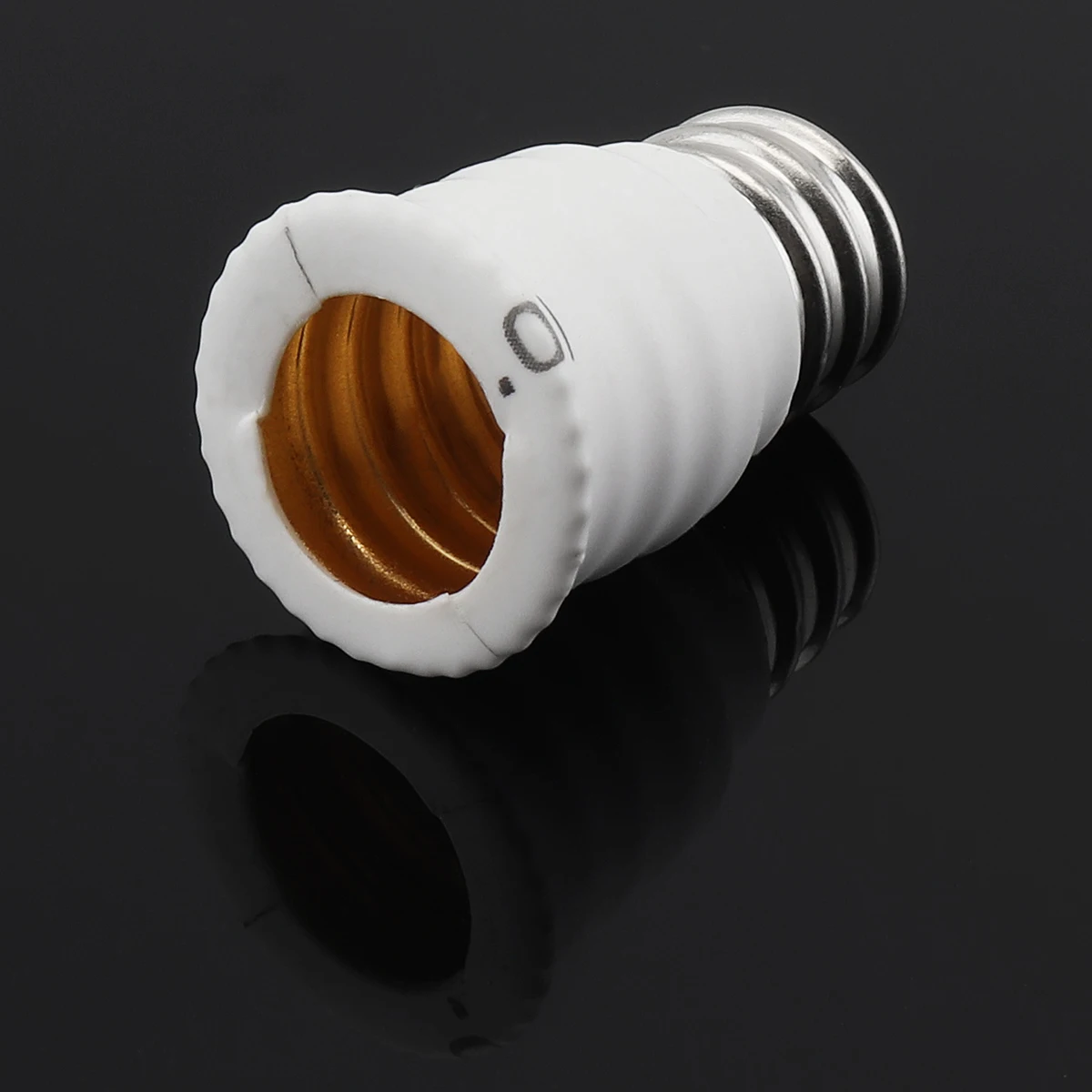 Adaptateur de lampe à ampoule LED, convertisseur de douille à vis, blanc de  qualité supérieure, E12 à inda, nouveau - AliExpress