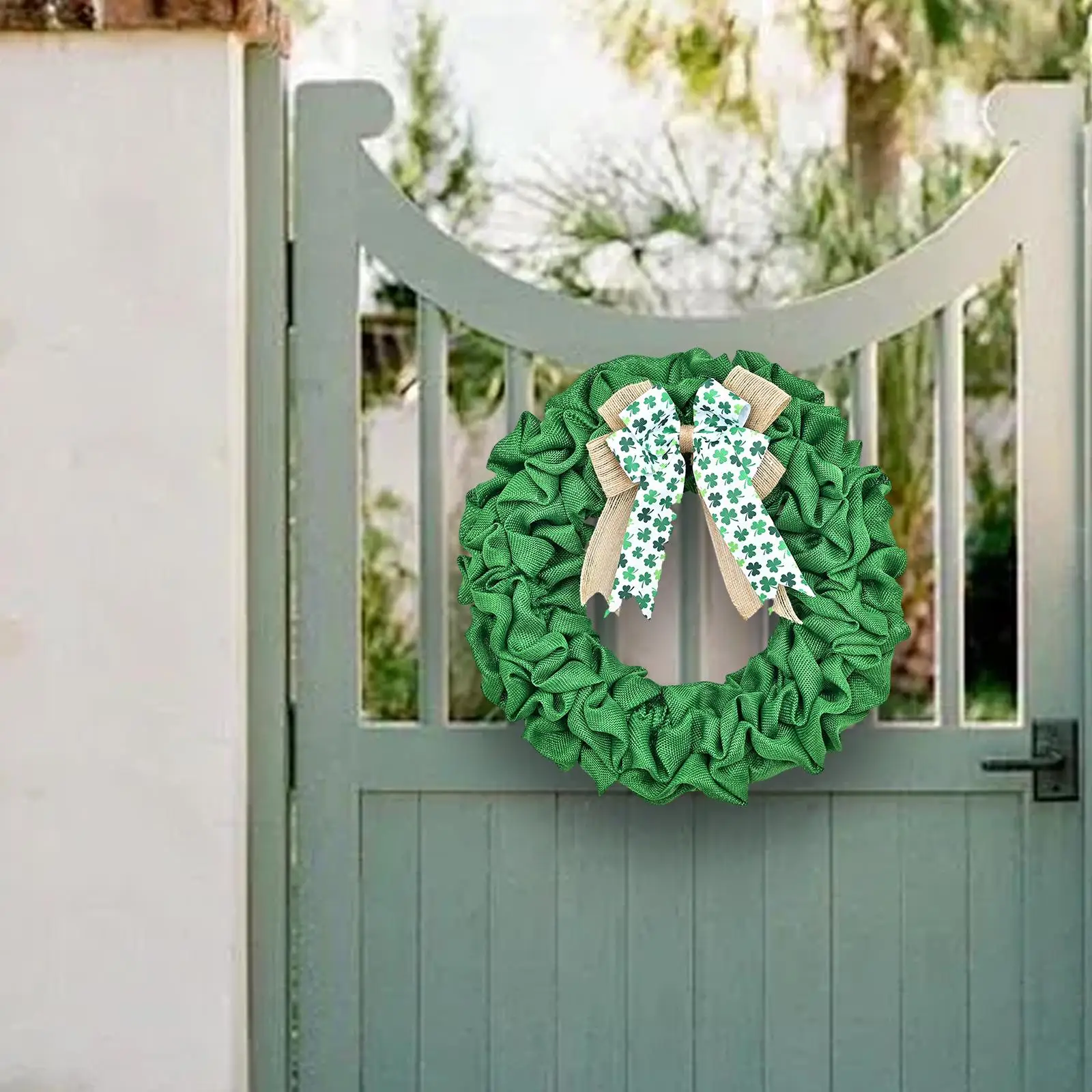 ST Patrick`s Day Wreath Sign Housewarming Farmhouse Spring Wreath Front Door