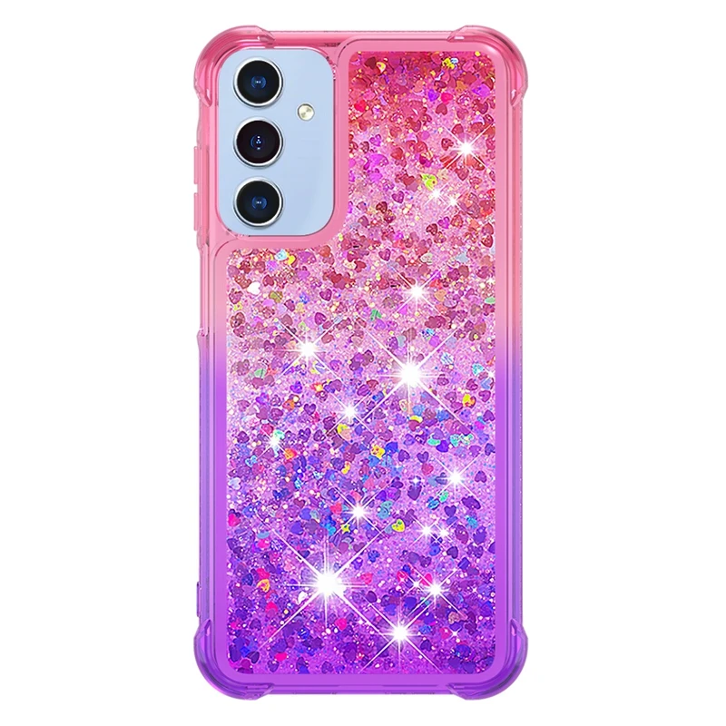 Glitter Dynamic Liquid Phone Case - Universal Compatibility for Samsung Galaxy Series