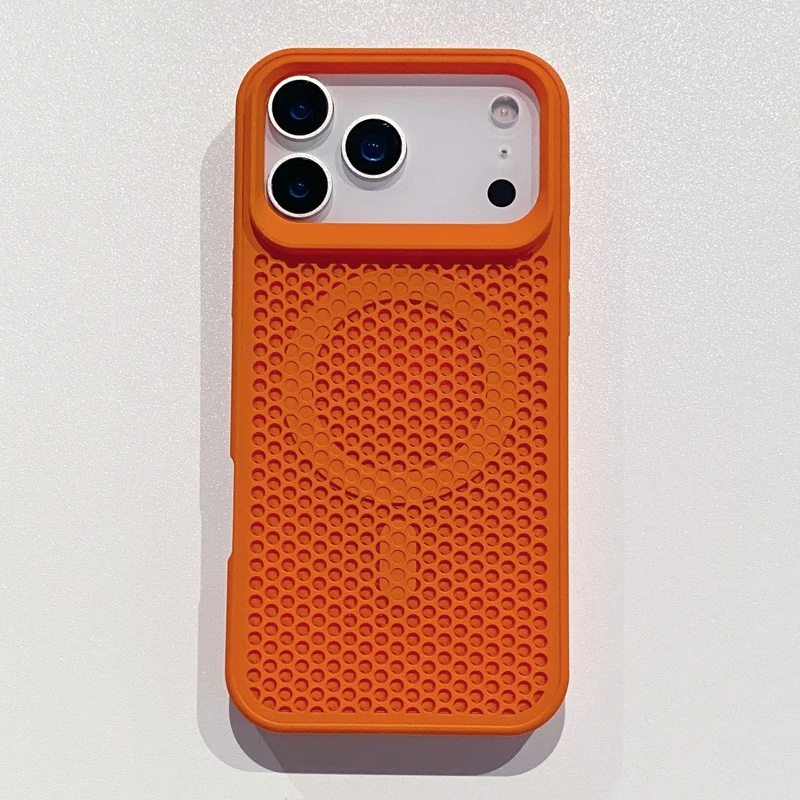 Magnetic Honeycomb Heat Dissipation Breathable Cooling Phone Case
