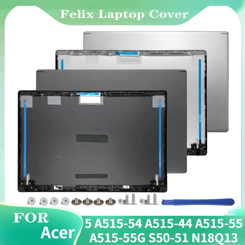 

Original Metal LCD Back Cover For Acer Aspire 5 A515-54 A515-44 A515-55 A515-55G S50-51 N18Q13 Rear Lid Top Case 15.6 Inch New