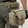 Molle Drop Leg Bag Waist Waterproof Men Outdoor CS Airsoft Wargame Equipment Fanny Pack Hunting Motorcycle Cycling Thigh Pouch 1