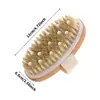 Shower Brush Soft Bristles Body Brush Cellulite Wet Dry Lymphatic Drainage Skin Exfoliating 6