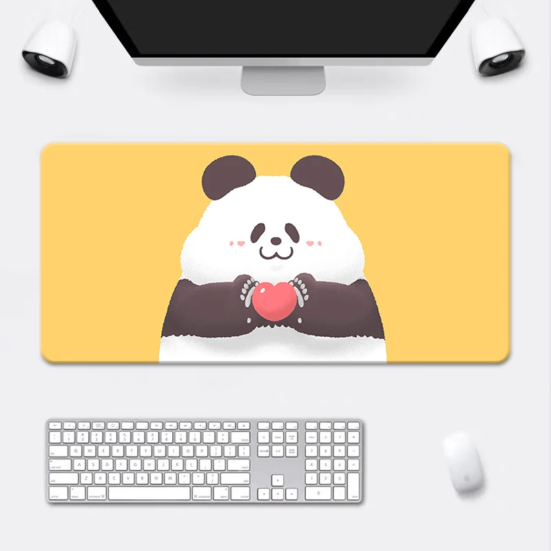 

Panda Mause Pad Kawaii Cute Desk Gamer Keyboard Panda Mouse Gaming Accessories Mousepad Computer Desks Mats Mat Pads Xxl Pc Mice