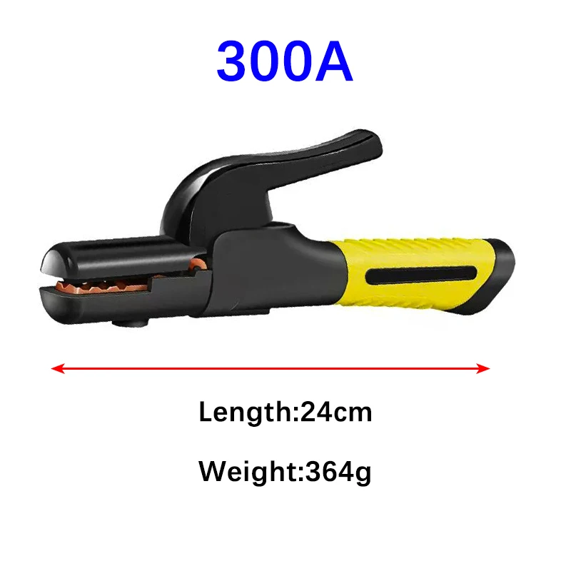 300A 600A 8000A Electrode Holder Stick Welding Rod Copper Non-slip Handle Cable Welding Clamps Tool Heat Resistant - Image 2
