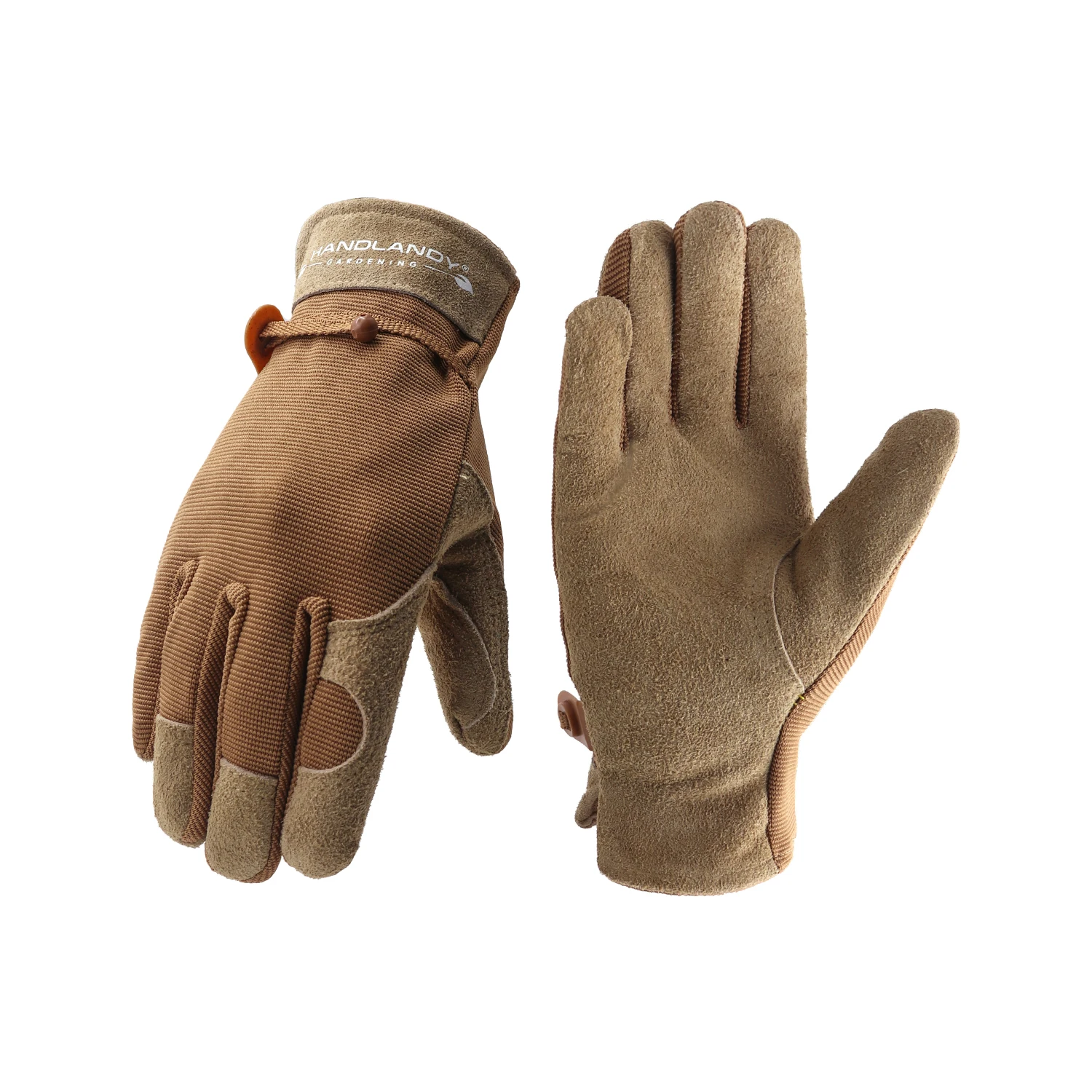 HANDLANDY Gardening Gloves for Women Flexible & Durable Breathable Utility Work Gloves Heavy Duty Leather Garden Yard Glove work gloves gardening gloves