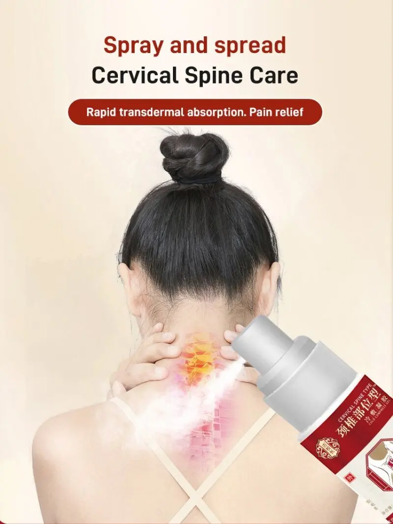 Cervical Spine Soreness and Numbness Cold Compress Gel Sprayable Neck Distension Cold Compress Gel