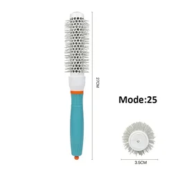 Professional Salon Round Hair Styling Brush - Blue (25)