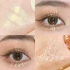 Monochrome Eyeshadow Palette Diamond Glitter Discoloration Eyeshadow Highlighter Sequins Waterproof Lasting Eyes Makeup Pigments 2