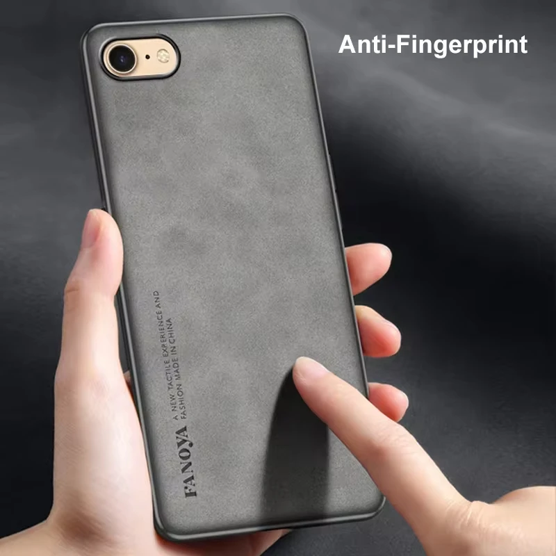 Luxury Sheepskin Leather Phone Case - Men's Business Edition