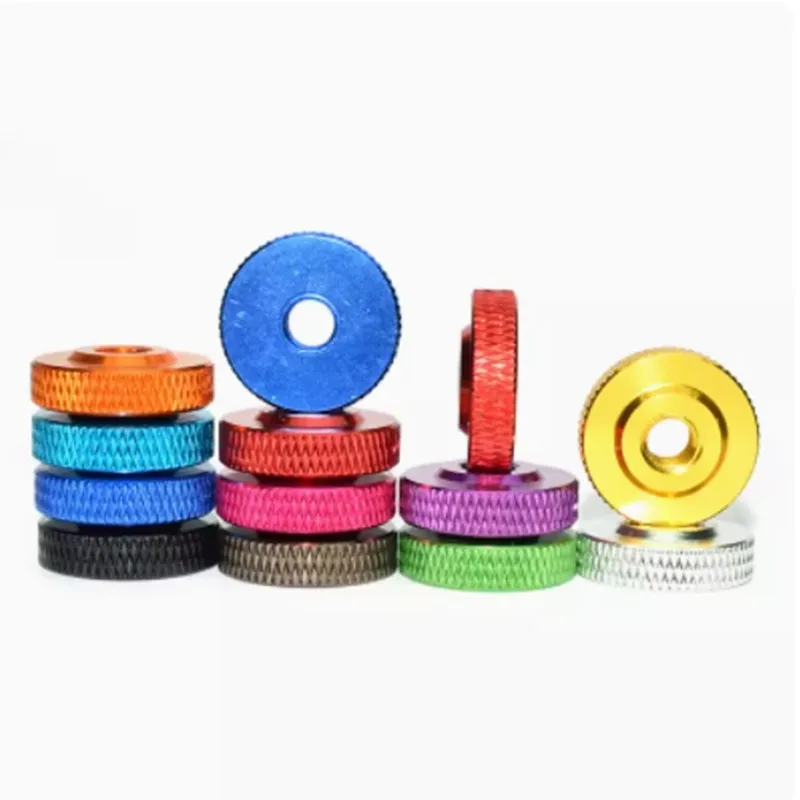M3 M4 M5 M6 m8 Colourful Small Step Aluminum Hand Tighten Thumb Nut 5pcs-10pcs thumb nuts