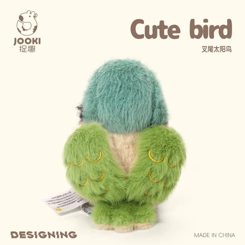 Mini  Lifelike Stuffed Plush Toys Fluffy Bird Soft Dolls Kingfisher Sparrow Fork-tailed Sunbird Myna - Kids Birthday Xmas Gifts