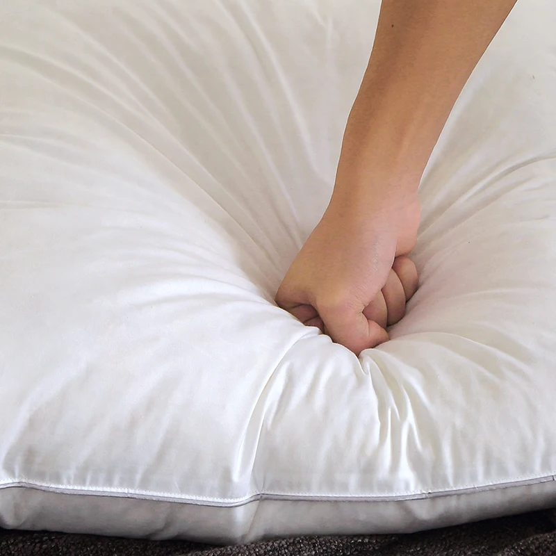 30x50/45x45/50x50/55x55/50x65/50x70/50x75/50x90cm 100% cotton goose dwon feather soft or hard cushion pillow filling insert core 6