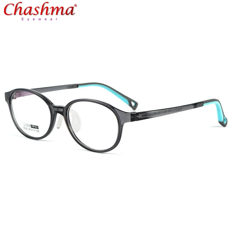 

Chashma Oval Prescription Spectacles Kids Eye Glasses Boy Frames Girls Flexible Light Gafas Rubber with Hoops Children