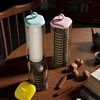 Cotton Stick Storage Box Makeup Organizer Container Cosmetic Storage Jar Round Holder Cotton Pads Jewelry Storage Case With Lid 4