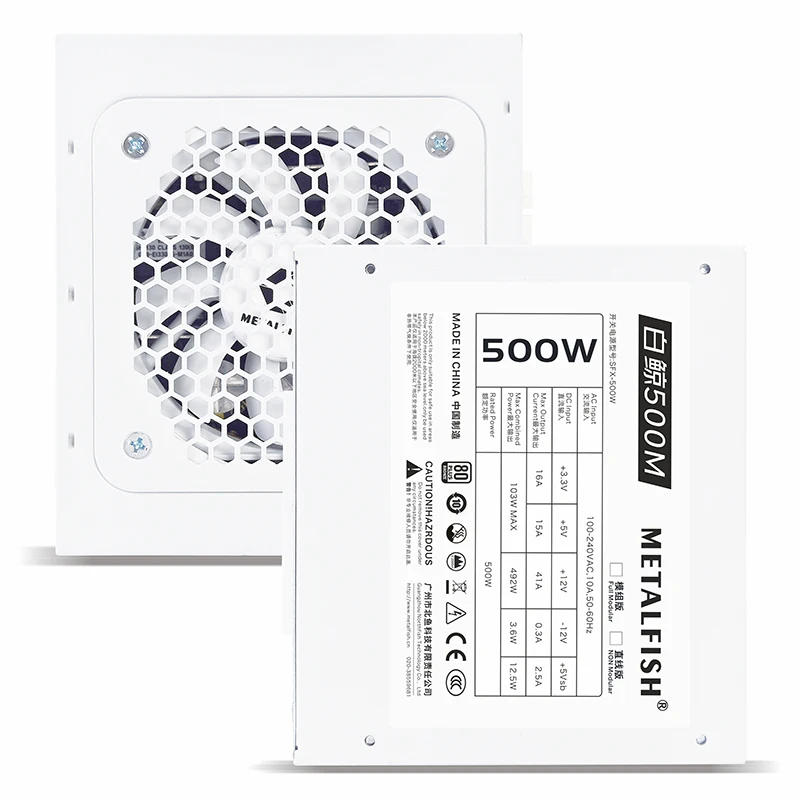 LFISH フルモジュラー SFX電源 600W 白色 METALFISH フルモジュラー SFX電源 600W 白色 - メルカリ