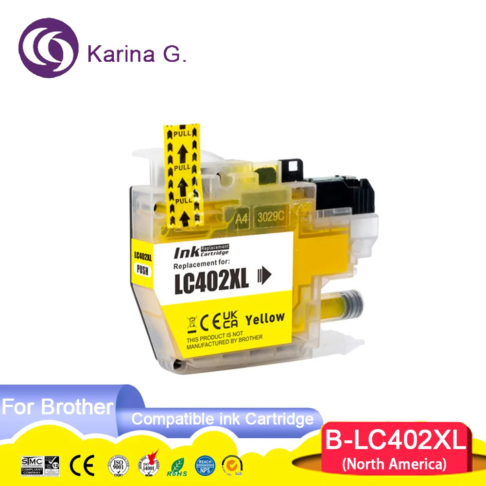 High capacity LC402XL LC 402XL Premium Compatible Ink Cartridge For MFC-J5340DW