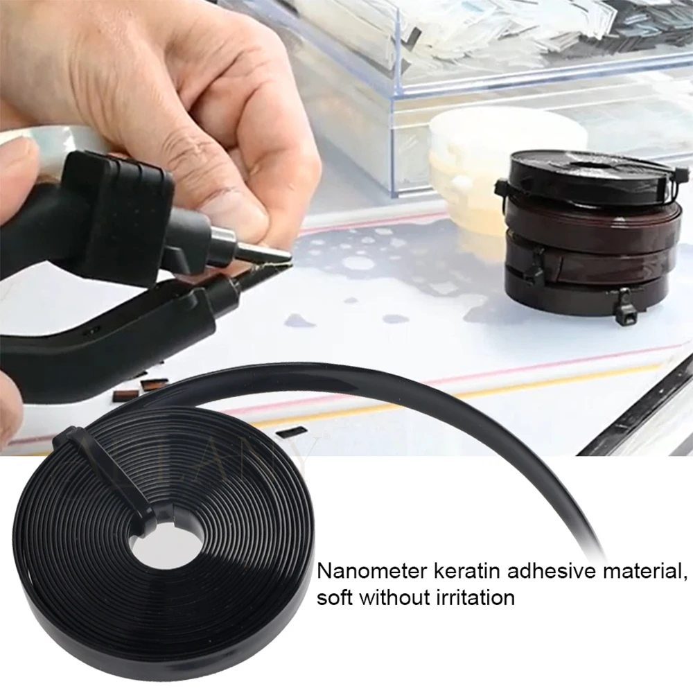 Hair Extension Glue 9mm Italian Glue Keratin Bonding Roll Replacement Adhesive Pre-bonded Tool