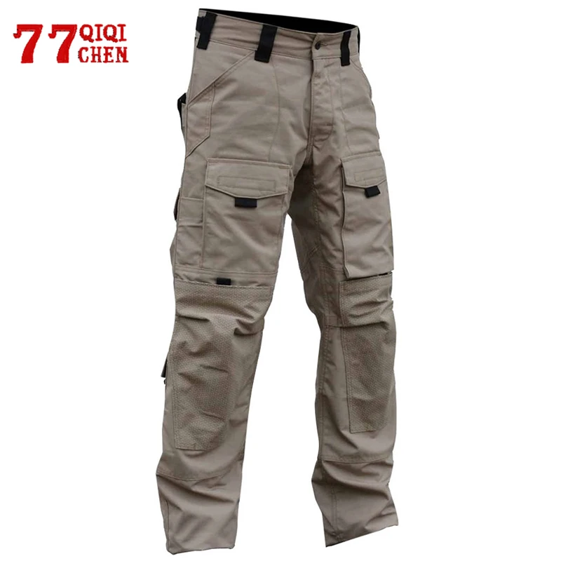 

Men's Military Tactical Pants Wear-resistant Multi-pocket Intruder Hunting Sports Trousers Causal Loose Combat Cargo Pants Male