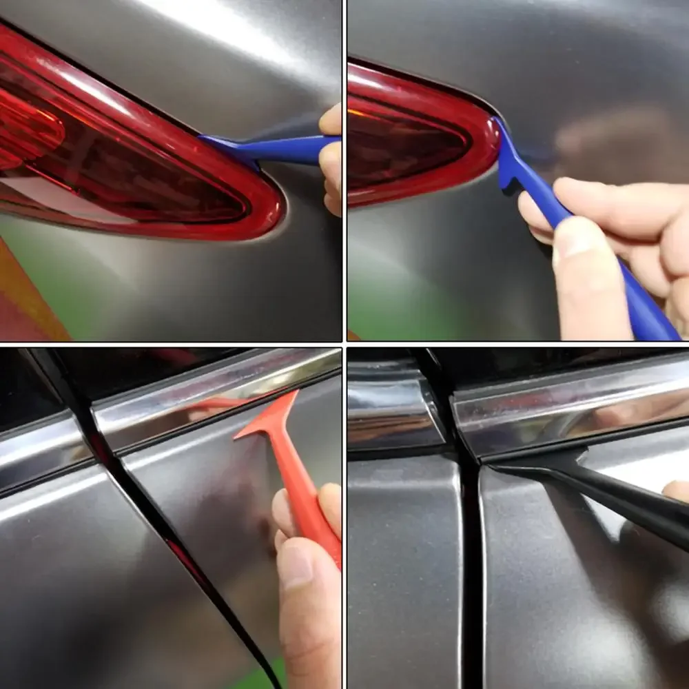 Vinyl Car Wrap Squeegee Set Carbon Fiber Window Tint Foil Film Magnet Scraper Tools Kit Auto Sticker Wrapping Accessories car wrapping tools vinyl squeegee window tinting squeegee automotive film tools scraper tool kit car film scraper window tint squeegee car vinyl scraper