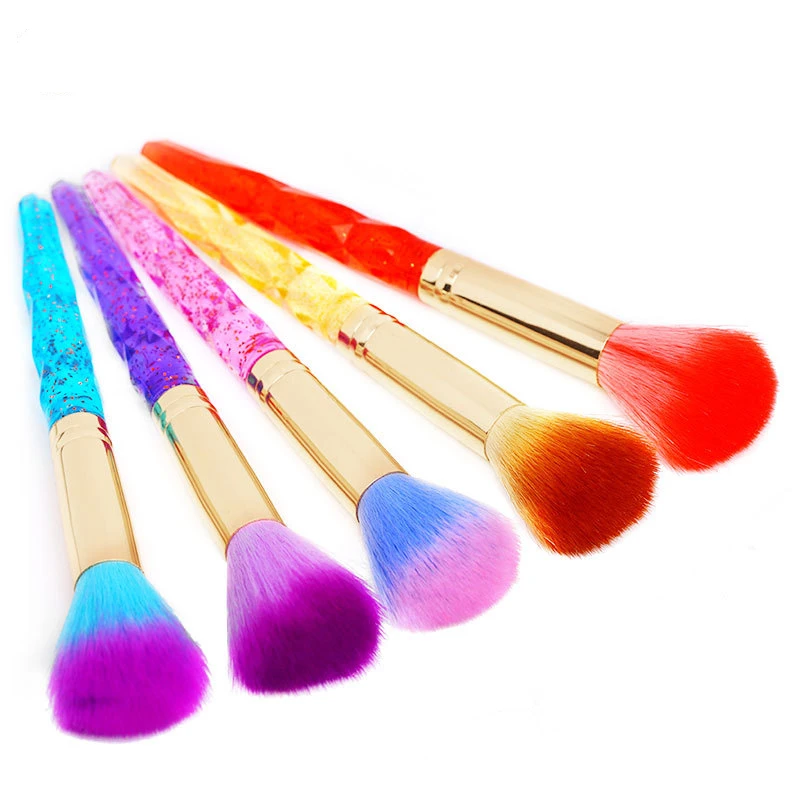 Soft Fluffy Dust Cleaning Acrylic Nail Art Brush Pen Glitter Remover UV Gel Powder Removal Manicure Tools | Красота и здоровье