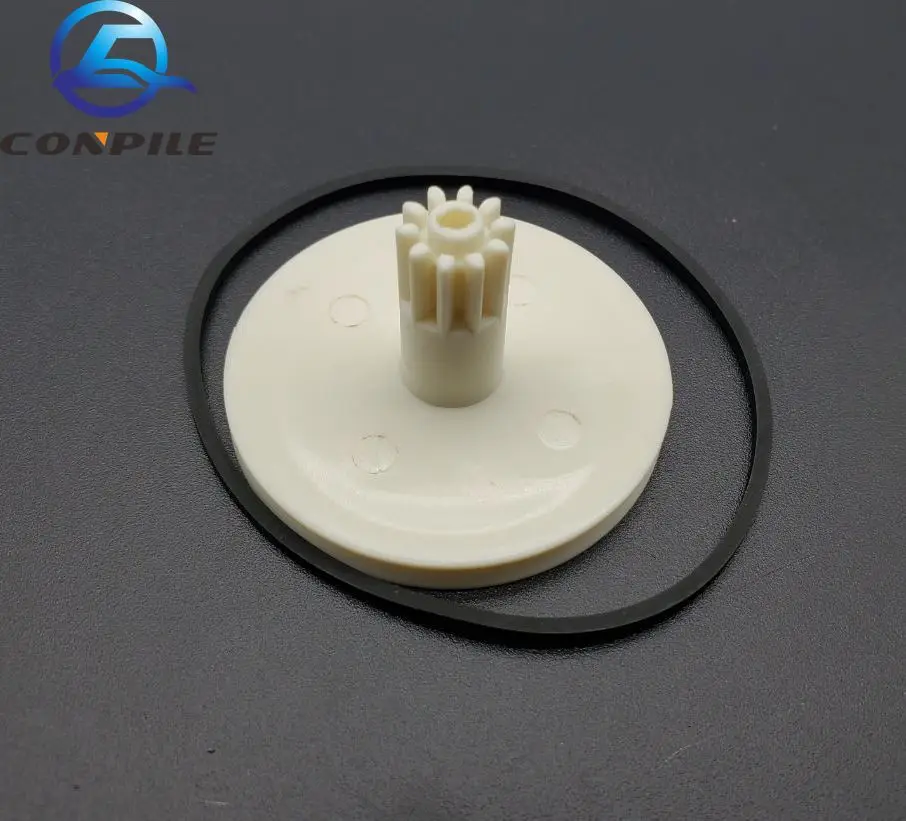 Roue Poulie Engrenage CDM9 + Courroie - Compatible Lecteur CD Philips Marantz - TOPALLI - Pièce De Rechange