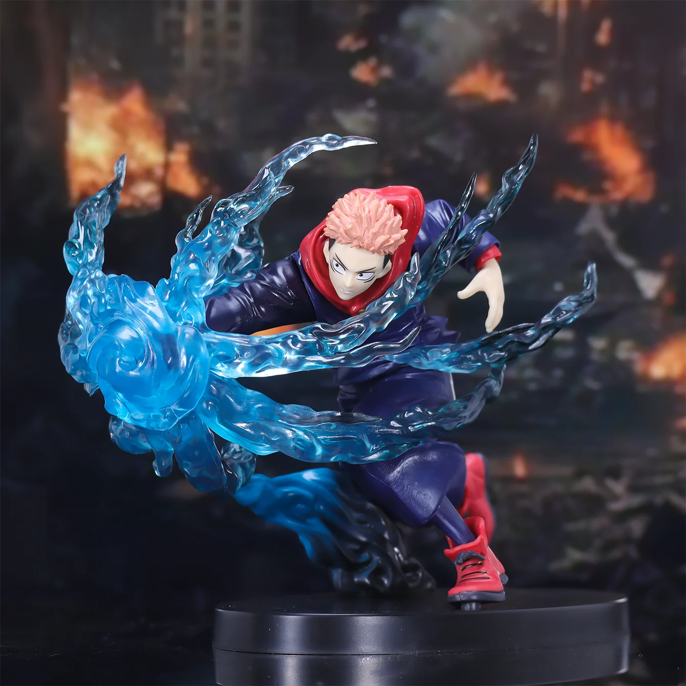 Hot-Blooded Anime Character Statue - Premium Collectible Desktop Ornament & Gift