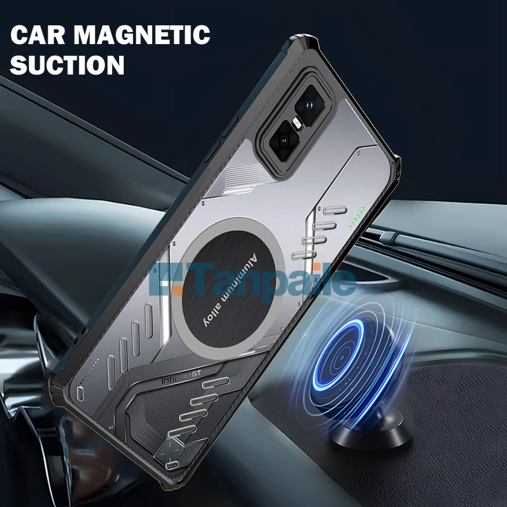 Enhanced Cooling Magnetic Shockproof Case with Heat Dissipation