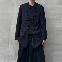 Double multi-button deconstructed design tailored suit original custom size jacket 2
