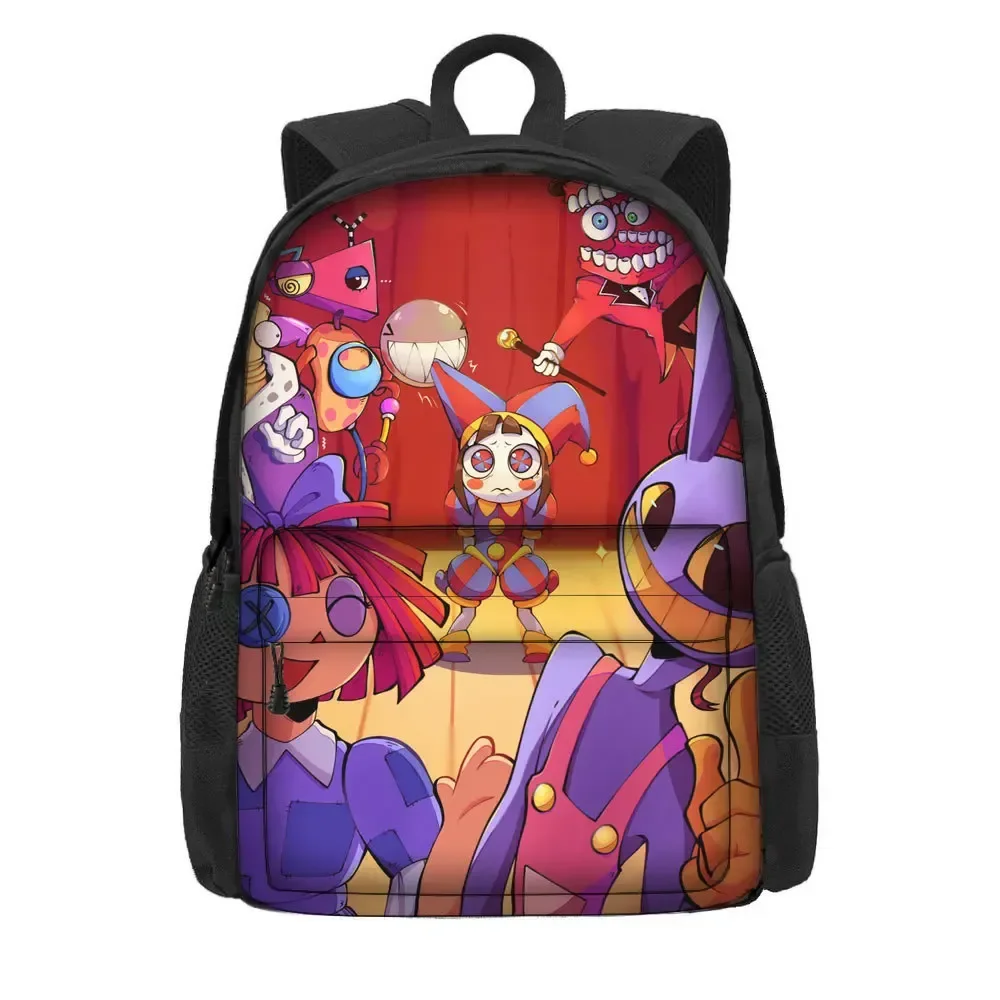 The Amazing Digital Circus School Zaino Jax Zaino Digital Circus Bag Multi Color Digital Anime Circus Kids Regali Di Natale