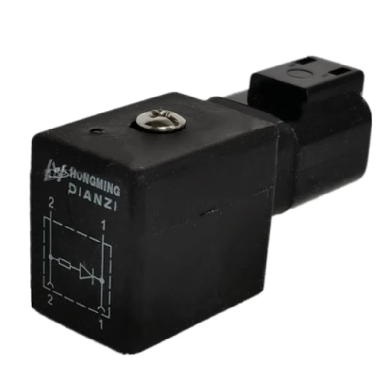 

Для Hongming HM3250-18003 24 В AC DC 4A очистка, подметание, полив, Автомобильный Кран для XCMG, разъем электромагнитного клапана