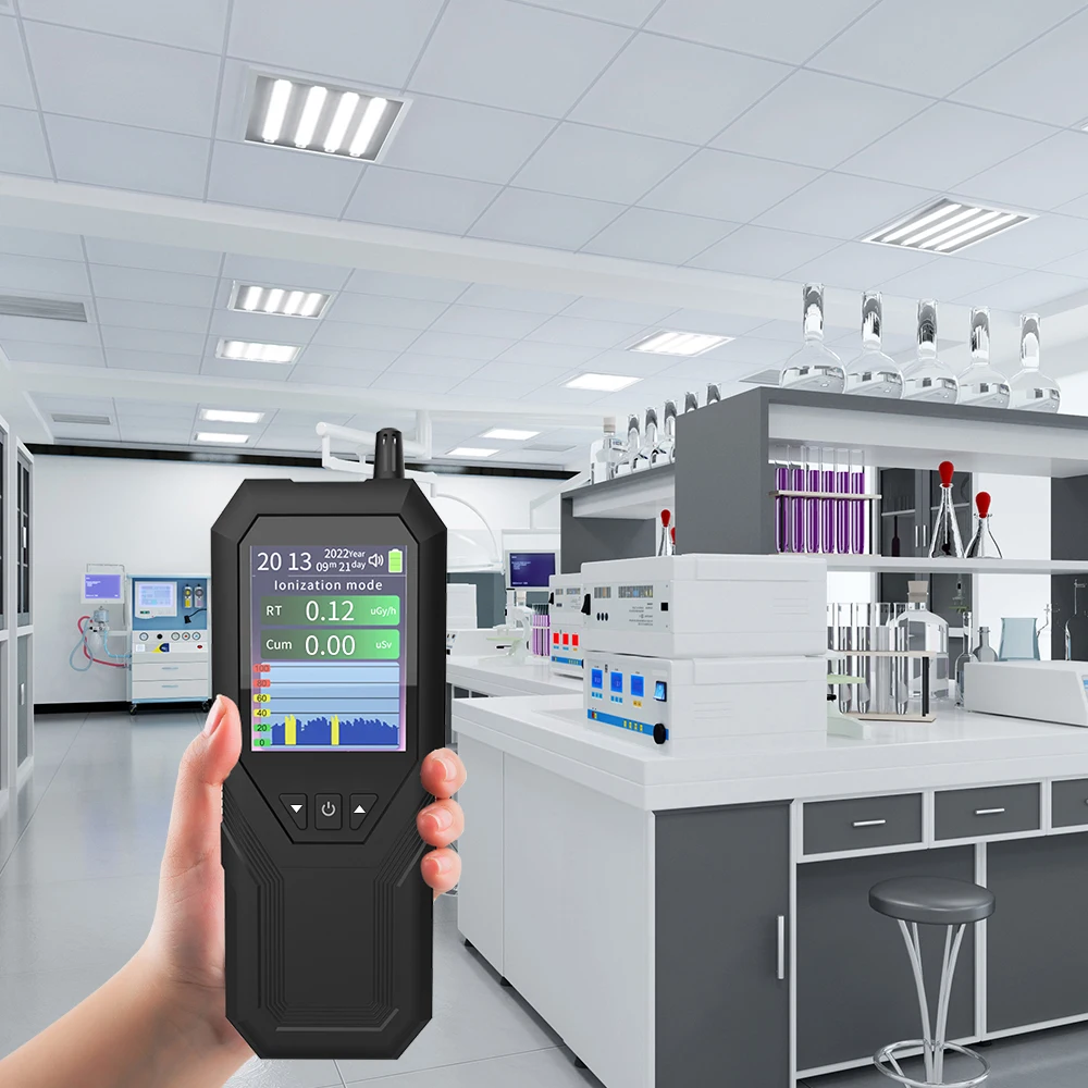 DM157 Handheld Nuclear Radiation Detector Geiger Counter Personal Dosimeter EMF Meter X Y &beta; Ray Electromagnetic Radiation Tester