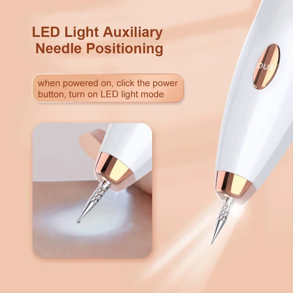 Skin Tag Remover Electric Skin Tags Removal Dark Spot Mole Remover Pen Freckle Wart Tattoo Nevus Black Spots Laser Plasma Pen