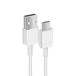 15W Fast Charging Power Adapter with 120CM USB Type - C Cable - White Cable Only