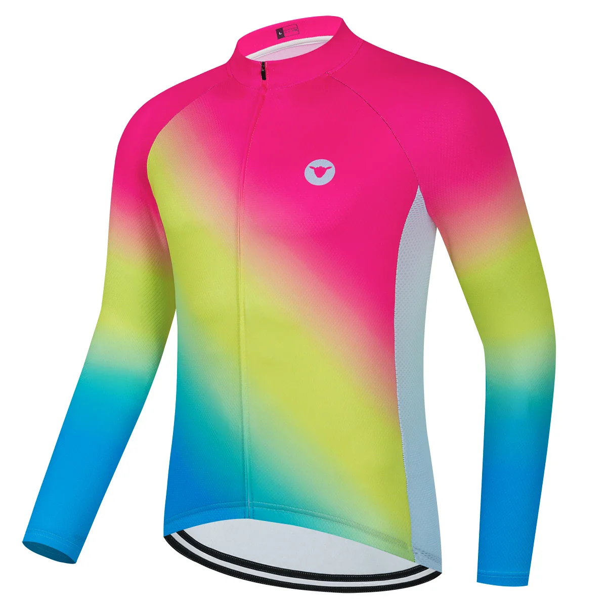 thumbnail image 1 of Nueva camiseta de ciclismo de equipo para hombre, camiseta de manga larga para bicicleta de montaña, camiseta de secado rápido para deportes al aire libre y carreras de bicicletas, 1 of 5