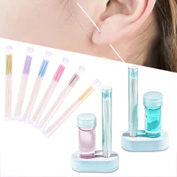 11cm 70pcs Ear Hole Cleaning Line Piercing Aftercare Sterilization Disposable Earrings Hole Cleaner Disinfection Ear Wires 1