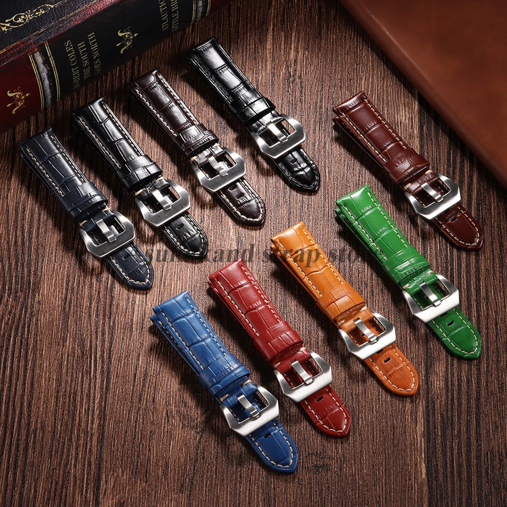 Elegant Leather Watch Band - Premium Strap for Timeless Style (Multiple Sizes Available)